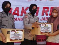 Jelang Hari Jadi ke-74, Polwan Polresta Sidoarjo Laksanakan Giat Bakti Religi