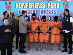 Satresnarkoba Polresta Sidoarjo Berhasil Ungkap Jaringan Pengedar Sabu Bali