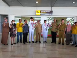 Tiba di Makassar, Paskibraka Nasional asal Luwu Utara Dijemput di Bandara Sultan Hasanuddin