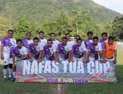 Dispopar Enrekang dan Nafas Tua Soccer Club Gelar Turnamen Usia 40 Tahun