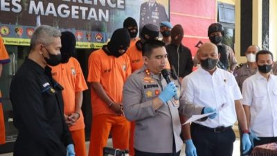 Polres Magetan Berhasil Amankan 3 Pengedar Pupuk Palsu