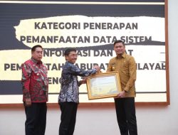 Gowa Terima Penghargaan Penerapan Pemanfaatan Data Sistem Informasi dari BKN