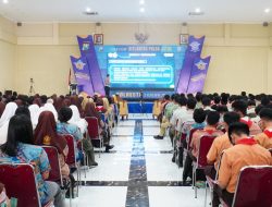 Ratusan Pelajar Ikuti Wawasan Kebangsaan di Polresta Sidoarjo, Dilanjut Doa Bersama untuk Bangsa