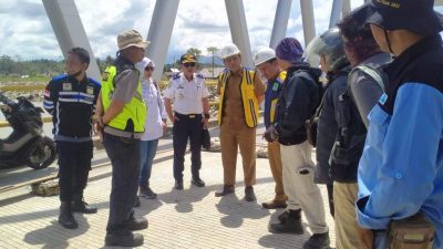 Akses Jembatan Sungai Masamba Resmi Dibuka, Lalu Lintas Kendaraan Kembali Normal