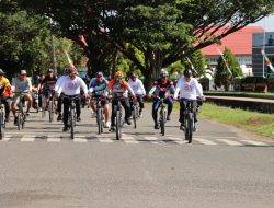 Dalam Rangka HUT Lalu Lintas ke 67, Polres Luwu Melaksanakan Festival Layang Layang dan Funbike