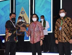 Pemkab Pinrang Terima Penghargaan Atas Raihan WTP Dari Menkeu Sri Mulyani