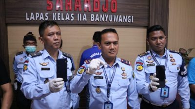 Lapas Banyuwangi Gagalkan Penyelundupan Narkoba