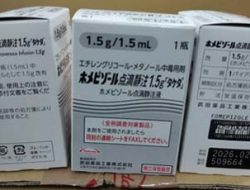 Sebanyak 200 Vial Fomepizole Tiba di Indonesia