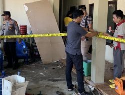 Tim Labfor Polda Tengah Tangani Penyebab Ledakan Rumah Kost