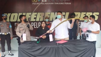 Polres Tanjung Perak Amankan Tiga Pelaku Pengeroyokan Mengakibatkan Korban Tewas