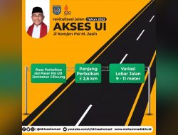 Wali Kota Depok Intruksikan Jalan Akses UI Kelapa Dua Segera Diperbaiki