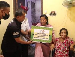 Sambut HUT Humas Polri Ke-71, Polresta Sidoarjo Peduli Lansia