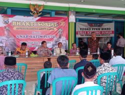 Polresta Sidoarjo Bhaksos Bagikan Santunan Kepada 50 Anak Yatim Piatu