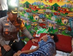 Kapolresta Sidoarjo Kunjungi Korban Tragedi Kanjuruhan di Porong