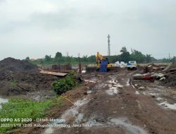 Progres Pembangunan Pengendali Banjir Afour Watudakon Jombang 80 Persen