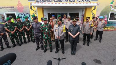 Kapolda Bersama Forkopimda Jatim Lakukan Pengecekan Kesiapan Pos Pengamanan KTT G20 Bali di Banyuwangi