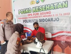 Polresta Sidoarjo Sediakan Posko Kesehatan Ops Puri Agung di Terminal Purabaya