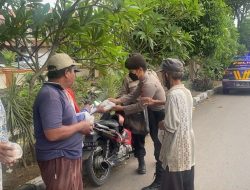 Sat Samapta Polresta Sidoarjo, Giatkan Patroli Sambil Berbagi