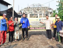 Kapolresta Sidorjo Serahkan Bantuan Material Pembangunan Mushola