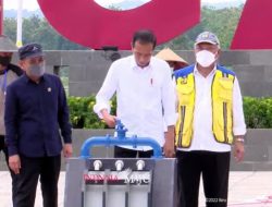 Presiden Resmikan Bendungan Semantok di Nganjuk