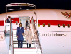 Hadiri KTT ASEAN-Uni Eropa, Presiden Jokowi Tiba di Brussels