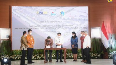 Pembangunan Sistem Pengelolaan Air Limbah Domestik Dimulai