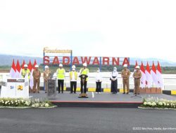 Presiden Resmikan Bendungan Sadawarna Sumedang