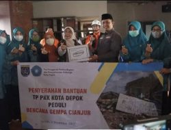Peduli Korban Gempa Cianjur, TP-PKK Kota Depok Salurkan Rp 76 Juta
