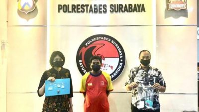 Satresnarkoba Polrestabes Surabaya Berhasil Ringkus Pengedar Sabu 14,19 Gram