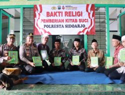 Kapolresta Sidoarjo Cek Bakti Religi Polri di Masjid