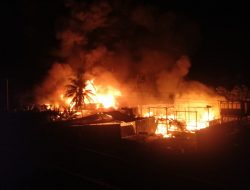 Lima Rumah Warga Terbakar di Sabbangparu, Tim Terpadu Wajo Gerak Cepat Lakukan Penanganan