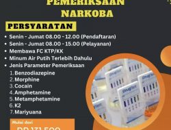 Labkesda Depok Sediakan Pemeriksaan Narkoba, Berikut Biayanya