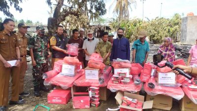 Ringankan Beban Korban Kebakaran, Pemkab Wajo Langsung Salurkan Bantuan
