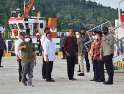 Presiden Tinjau Aktivitas Di Pelabuhan Likupang Minahasa