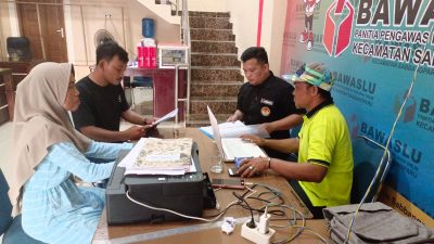 Panwascam Sabbangparu Terima 39 Peserta Calon PKD