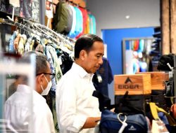 Kunjungi Pusat Perbelanjaan, Presiden Jokowi Cek Aktivitas Perekonomian