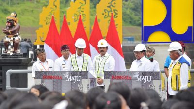 Bendungan Danu Kerthi Diresmikan Presiden Jokowi