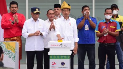 Terminal Amplas Dan Terminal Tanjung Pinggir Di Sumut Diresmikan Presiden Jokowi