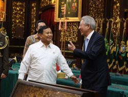 Menhan Menerima Kunjungan Senior Minister Singapura H.E. Mr. Teo Chee Hean