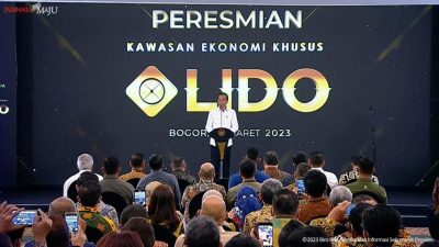 Presiden Jokowi Resmikan Kawasan Ekonomi Khusus Lido