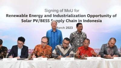 Indonesia Mulai Ekspor Energi Bersih ke Singapura