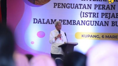 Menteri Basuki Ingatkan Peran Istri Jadi Benteng Pencegahan Korupsi Guna Membangun Budaya Integritas Di Kementrian PUPR