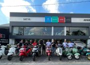 Kampanyekan Bayar Pajak Motor Tepat Waktu, Komunitas Vespa Touring Surabaya ke Bali