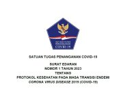 Berikut Ketentuan Protokol Kesehatan Masa Transisi Endemi COVID-19