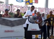 Presiden Jokowi Resmikan Sodetan Ciliwung