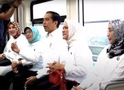 Presiden Ajak Masyarakat Naik LRT untuk Kurangi Macet dan Polusi