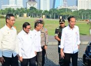 Bertolak ke Cilegon, Presiden Tinjau Pembangunan Industri hingga Serahkan Bantuan