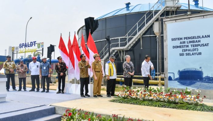 Sistem Pengelolaan Limbah Terpusat di Sei Selayur Diresmikan