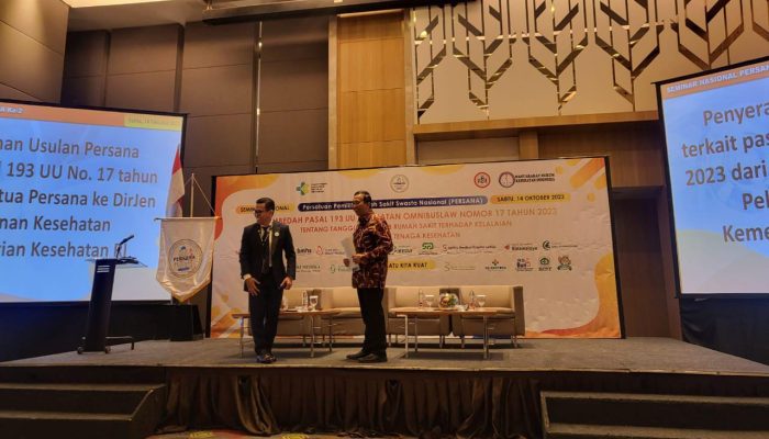 8 Sikap Pernyataan Dihasilkan PERSANA Dalam  Workshop  Membedah Pasal 193 UU Kesehatan  NO.17/2023