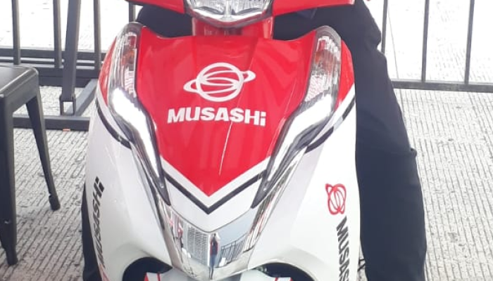 Musashi pamerkan e-Axle di IMOS+ 2023